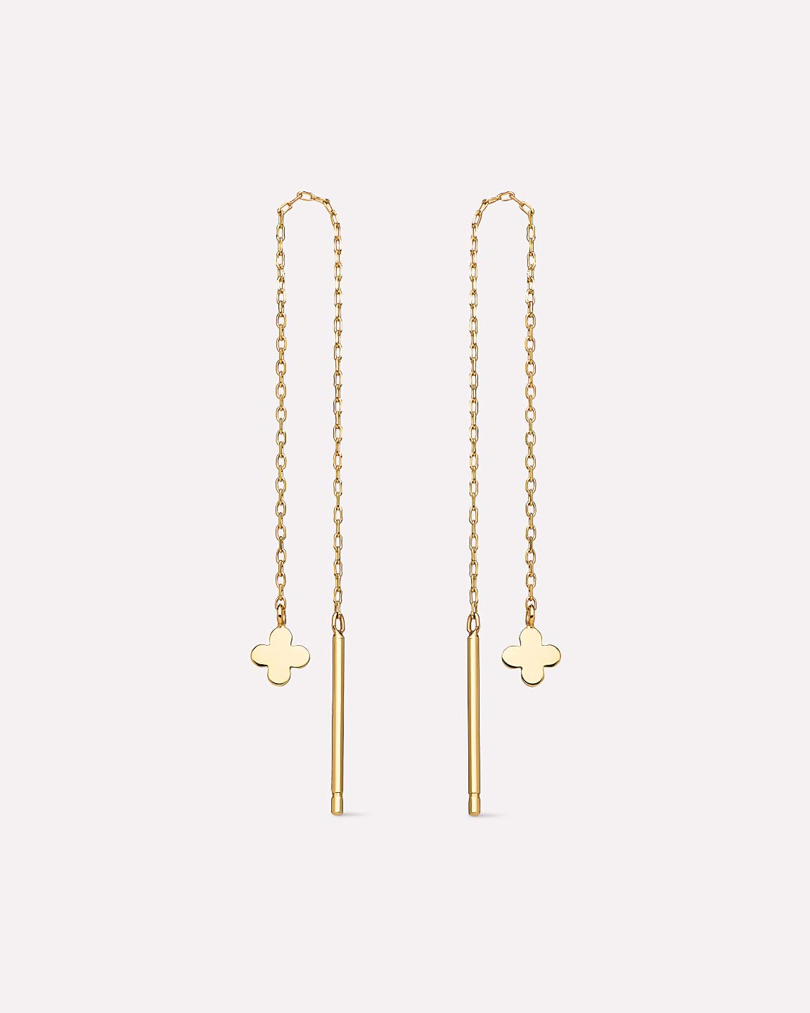 Solid Yellow Gold - Mini Flower Threaders