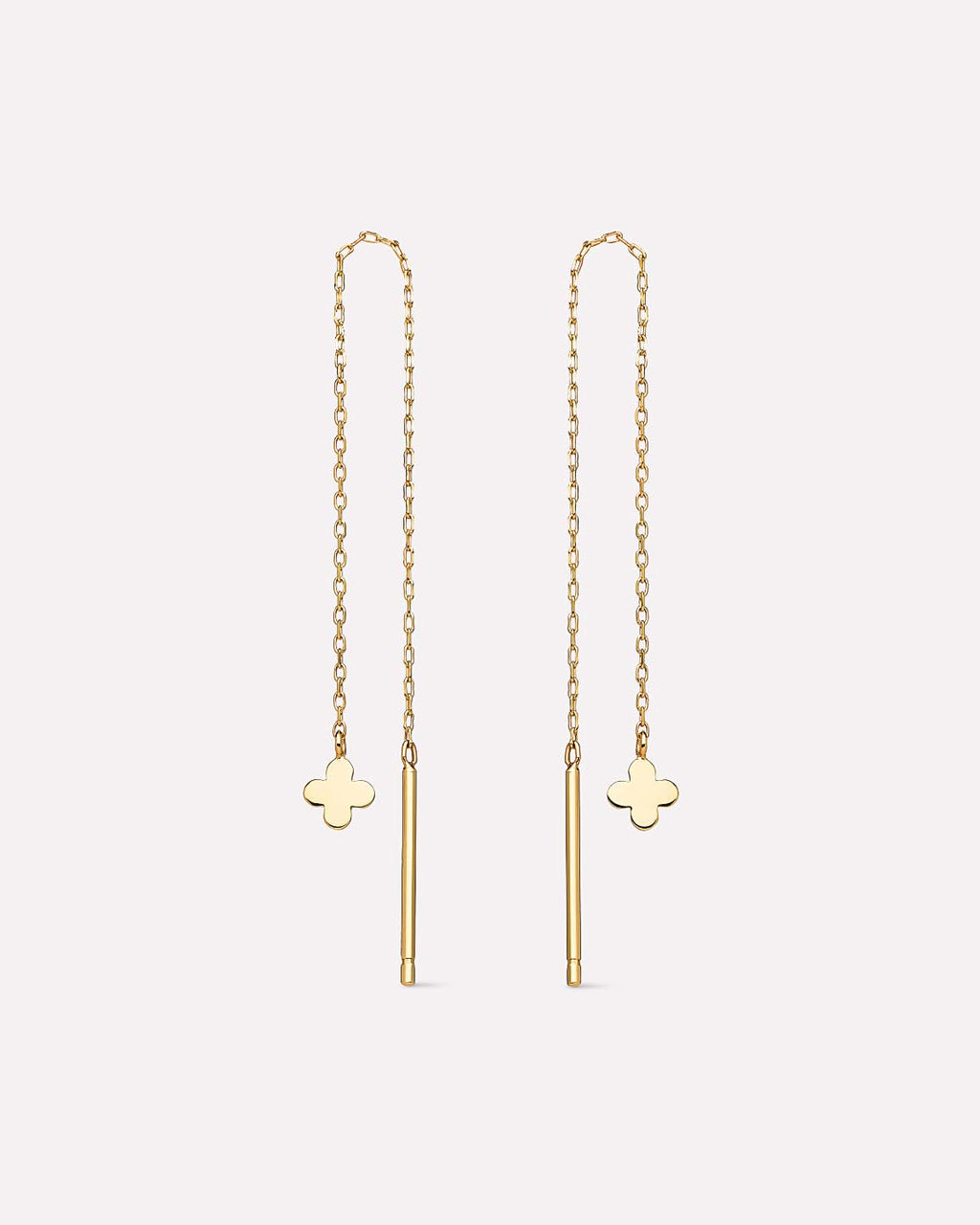 Solid Yellow Gold - Mini Flower Threaders