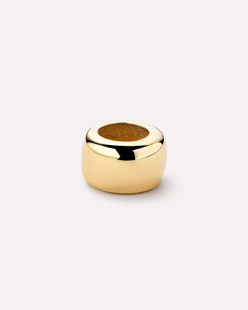 Solid Yellow Gold - Luna Charm