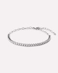Solid White Gold - Diamond Tennis Bracelet (1/2 ctw)
