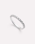 Solid White Gold - Half Eternity Diamond Ring (1/2 ctw)