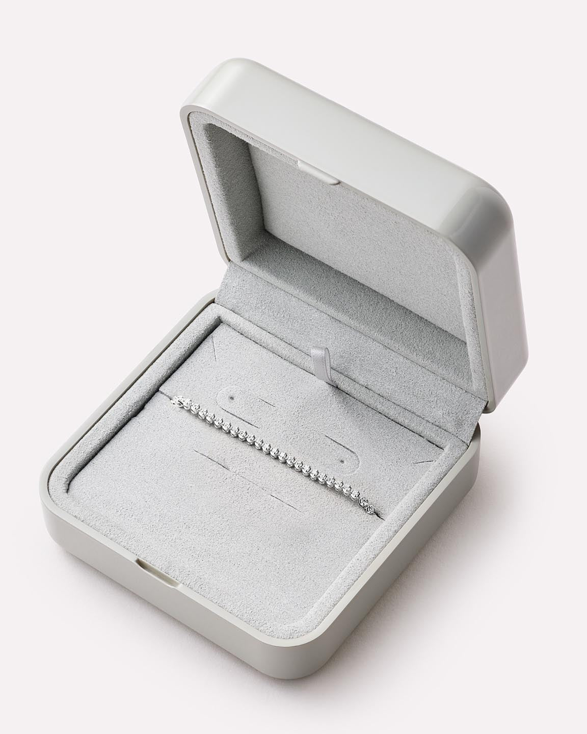 Solid White Gold - Diamond Tennis Bracelet (1/2 ctw)