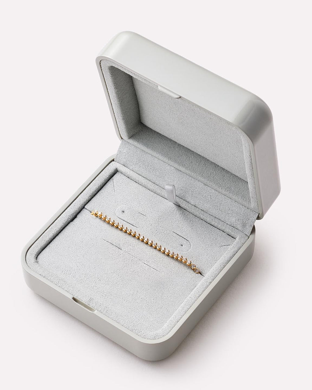Solid Yellow Gold - Diamond Tennis Bracelet (1/2 ctw)