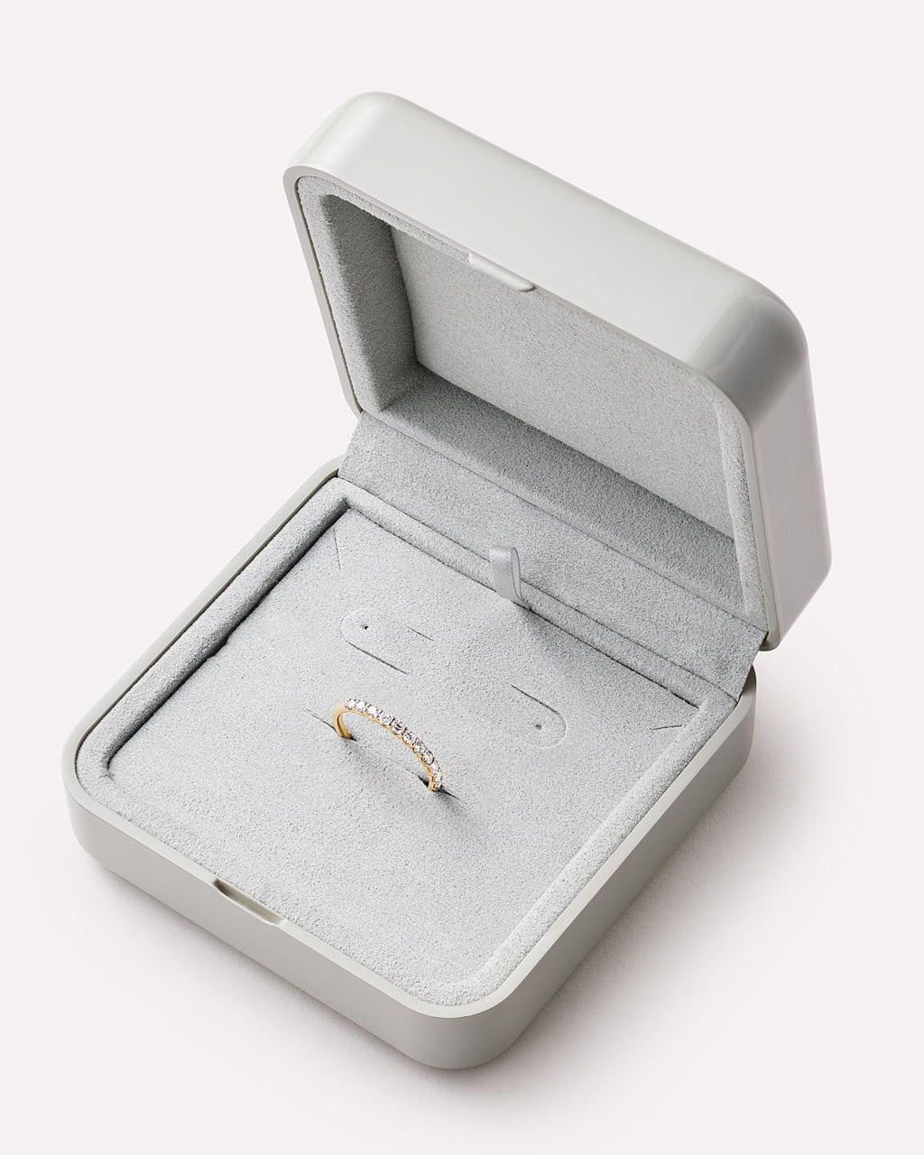 Solid Yellow Gold - Half Eternity Diamond Ring (1/2 ctw)